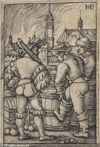 Three Soldiers Hans Sebald Beham2