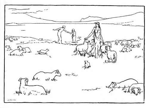 Shepherd of Myddvai - John D Batten